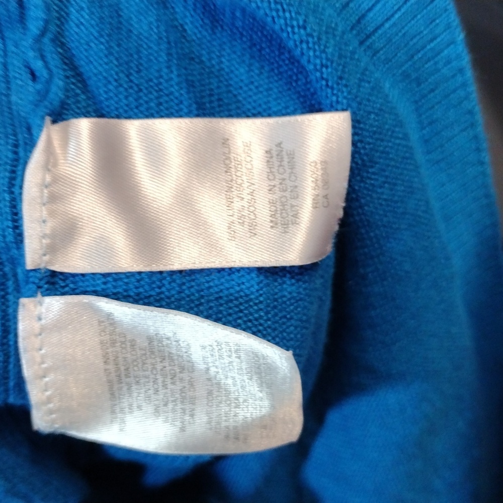 Blue Button Down Sweater - image 3